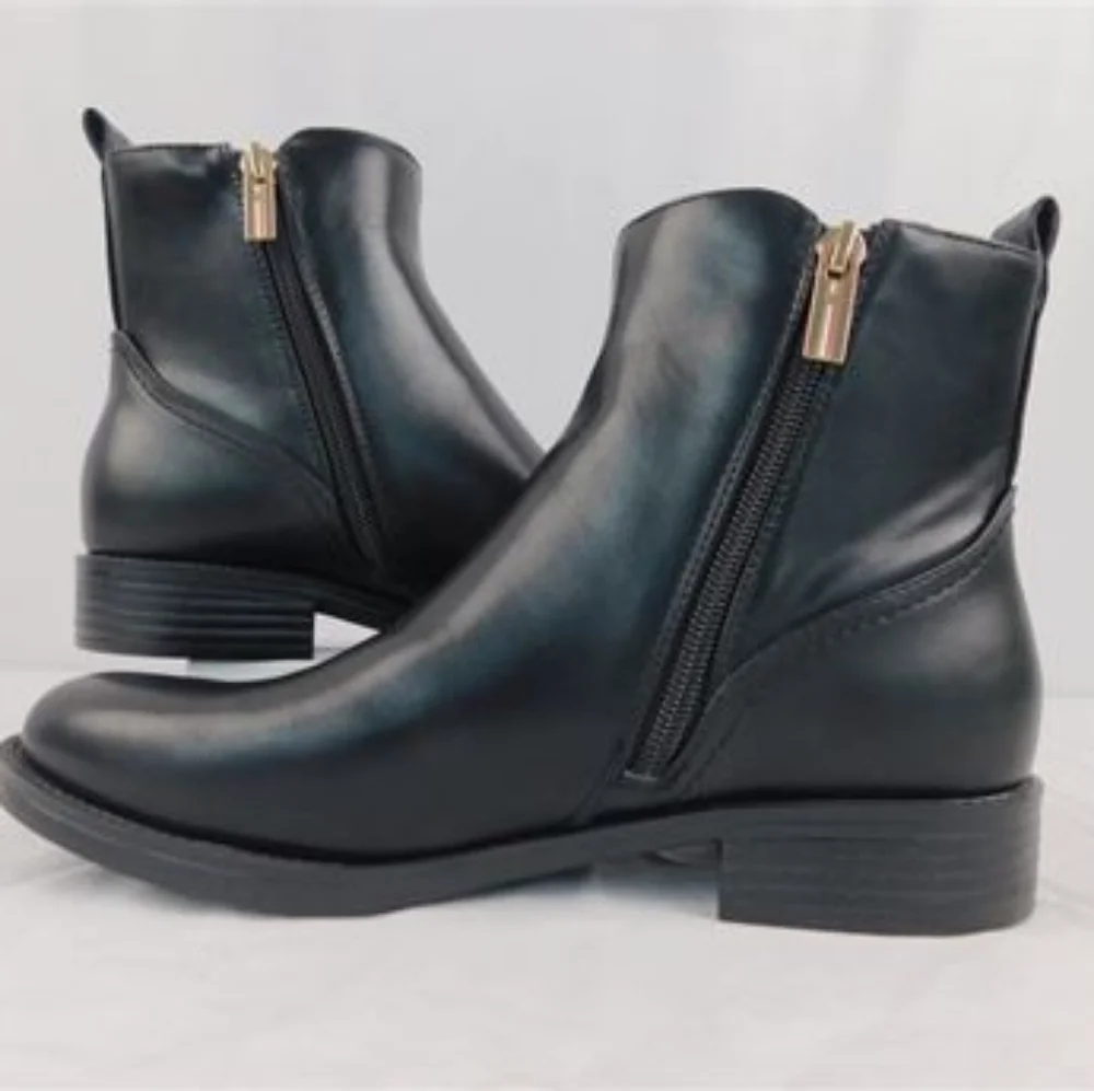 Tommy Hilfiger Rezin 2 Black Boots in Size 7 New Without Box‎